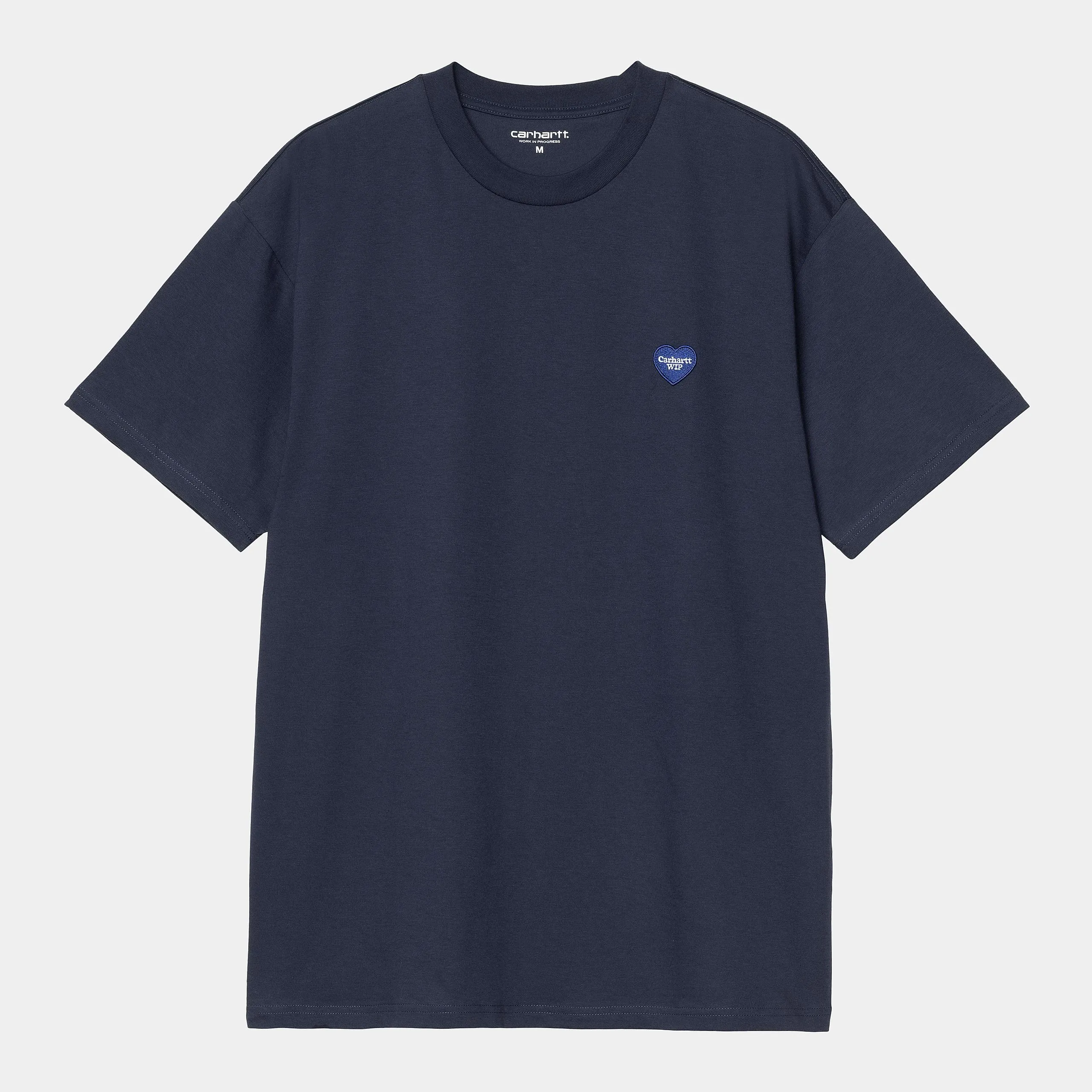 Carhartt WIP Mens Heart II Hartt T-Shirt | Blue sold by The Foot Factory product image thumbnail 2
