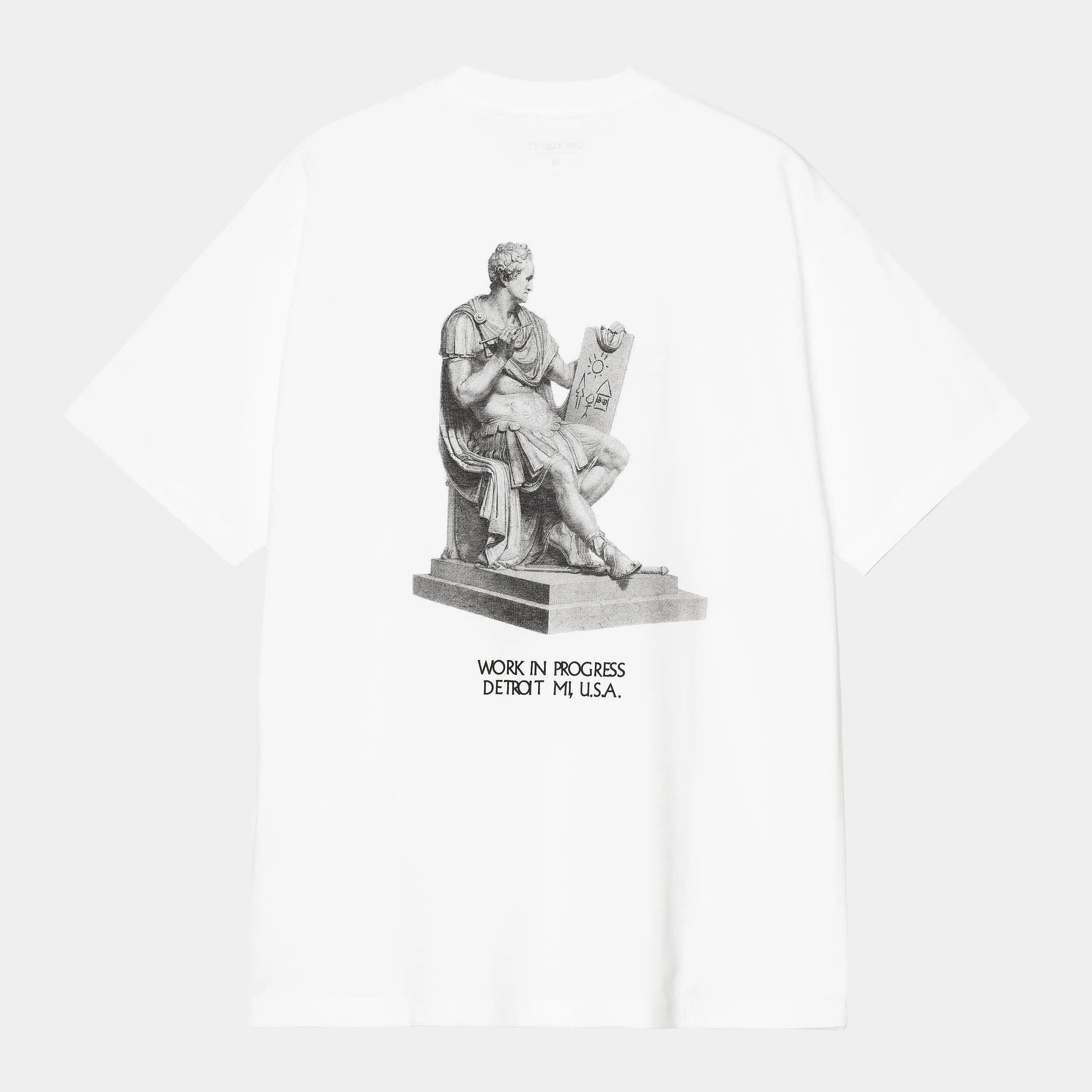 Carhartt WIP Mens Masterpiece T-Shirt | White sold by The Foot Factory product image thumbnail 2