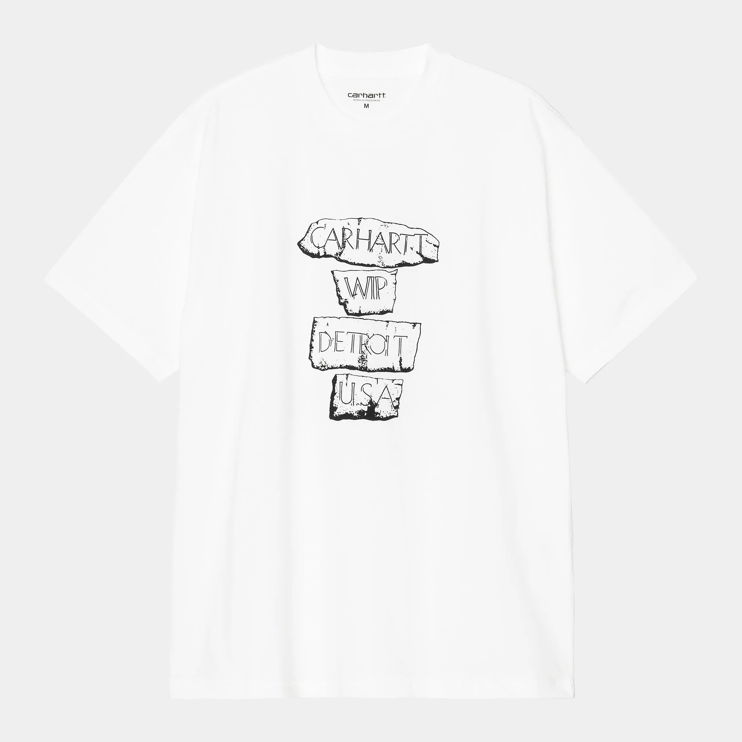 Carhartt WIP Mens Masterpiece T-Shirt | White sold by The Foot Factory