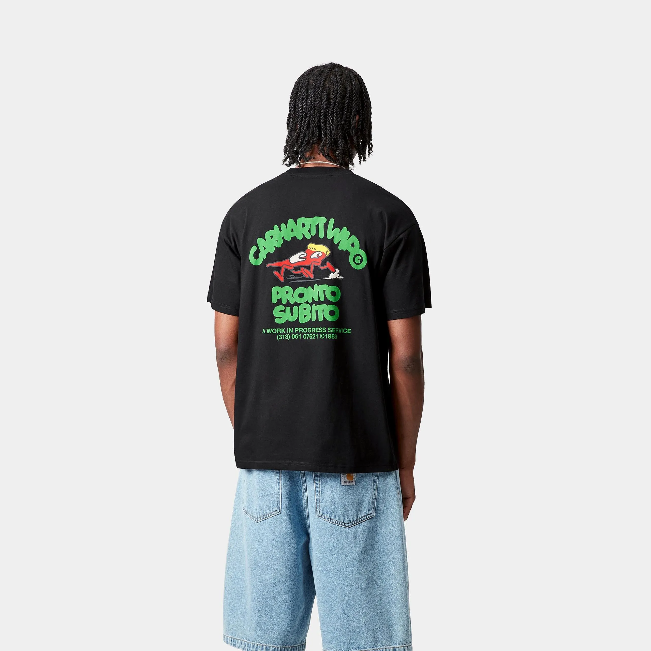Carhartt WIP Mens Pronto T-Shirt | Black sold by The Foot Factory product image thumbnail 4