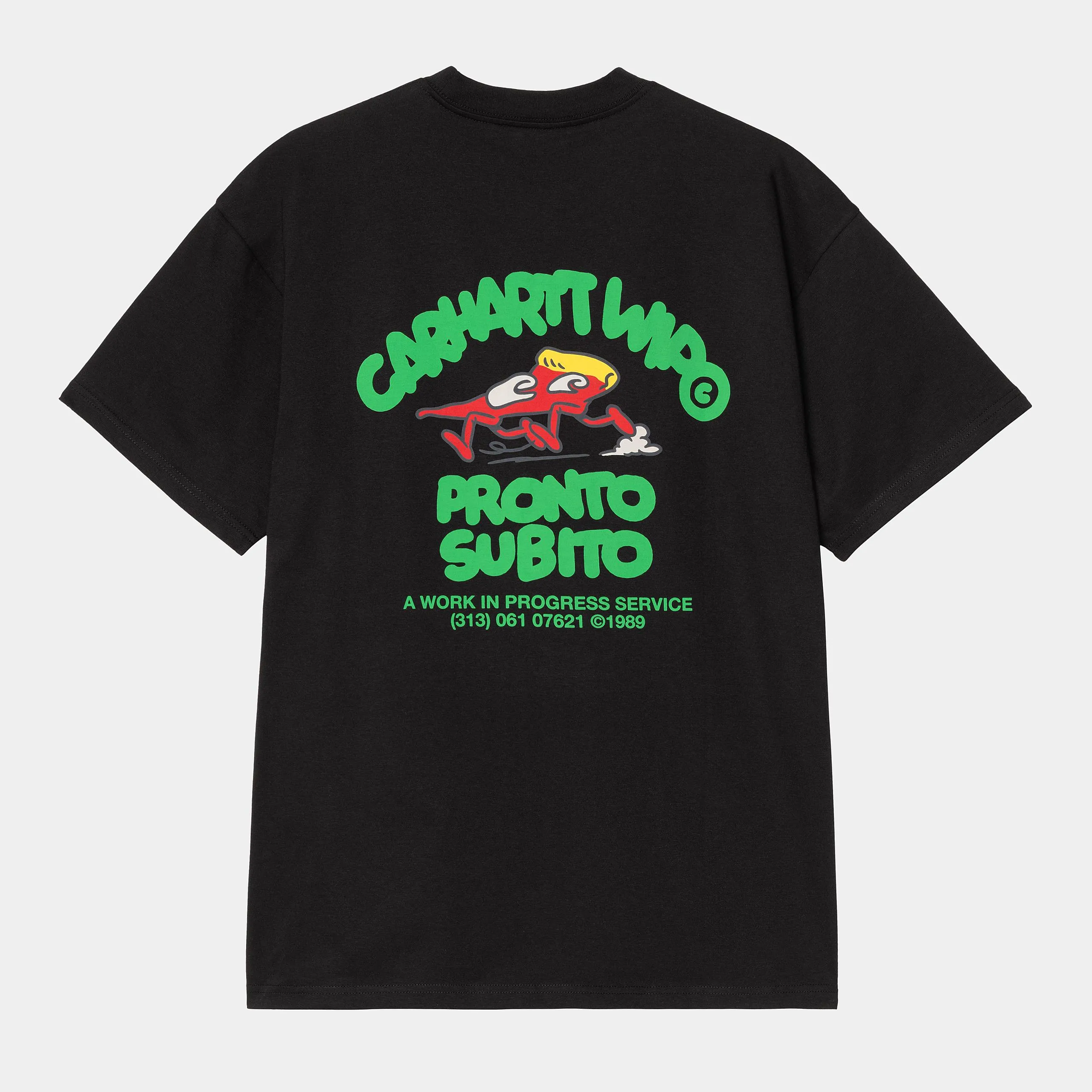 Carhartt WIP Mens Pronto T-Shirt | Black sold by The Foot Factory