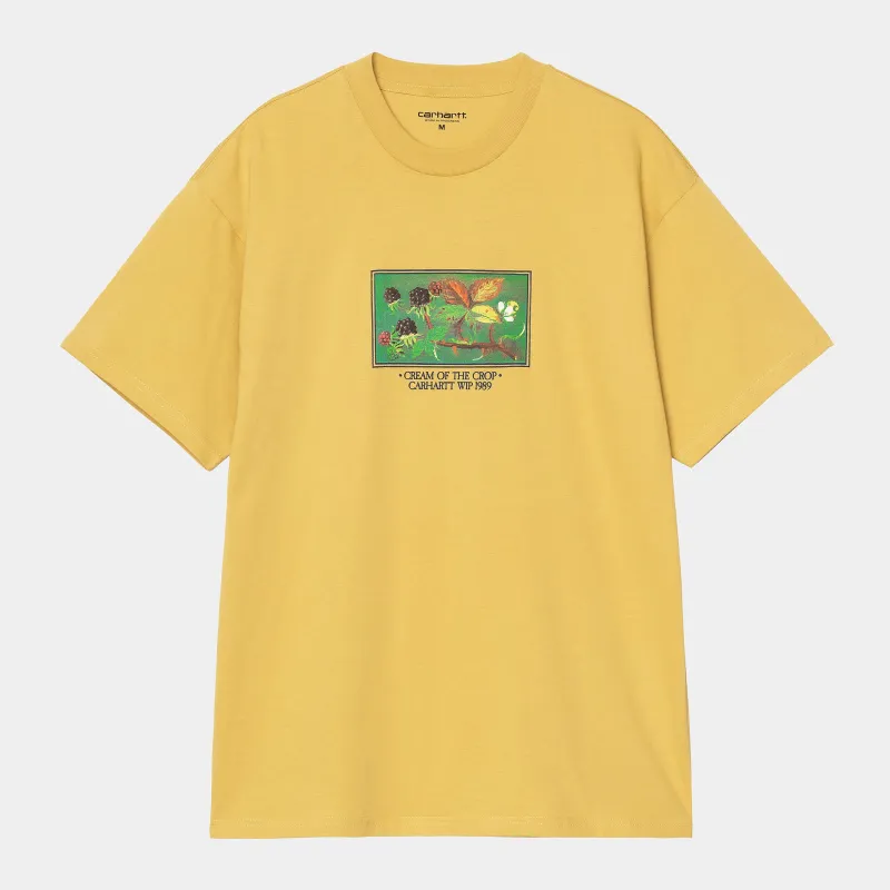 Carhartt WIP Mens Cream of the Crop T-Shirt | Suncrest sold by The Foot Factory