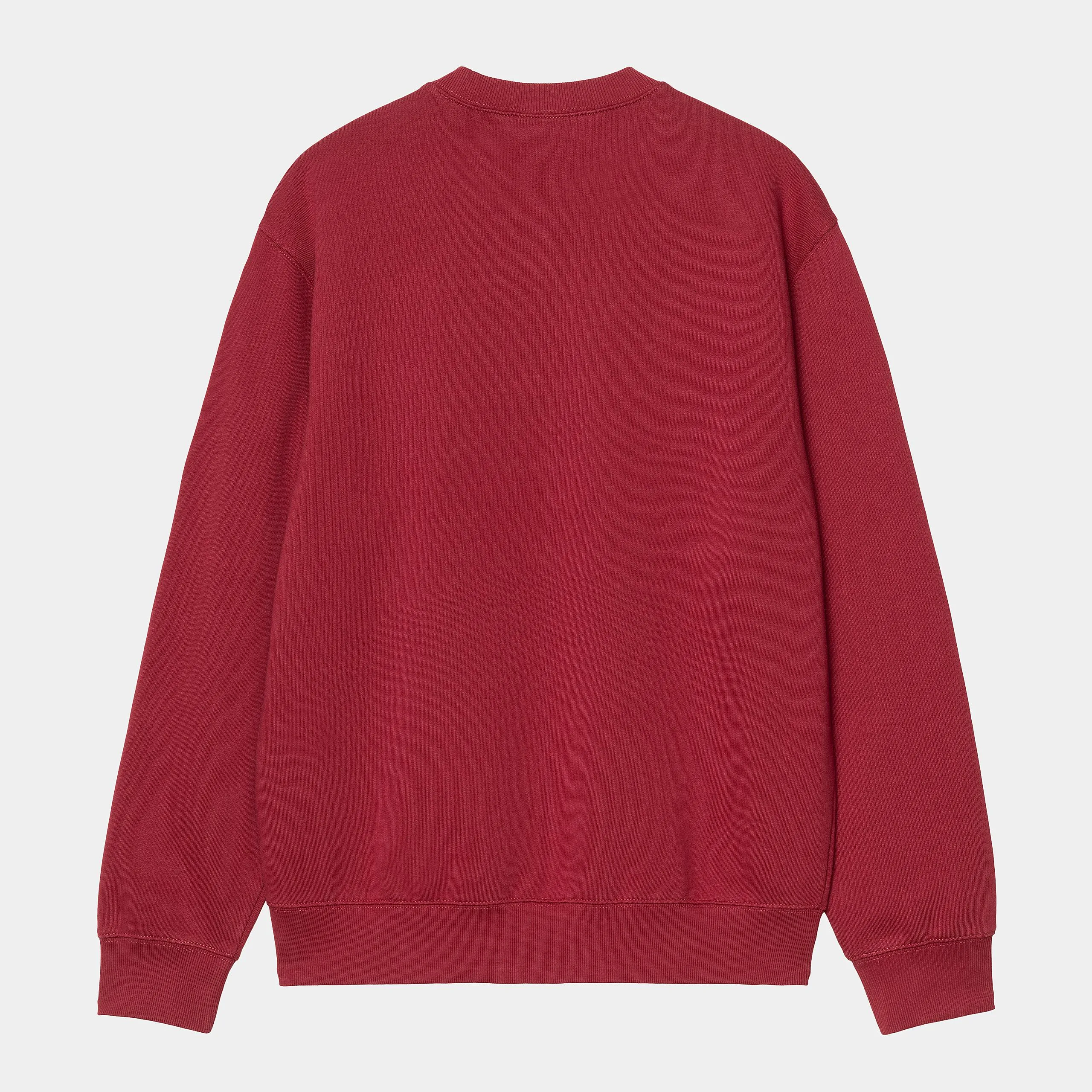 Carhartt WIP Mens Alumni Sweatshirt | Scarlet sold by The Foot Factory product image thumbnail 2