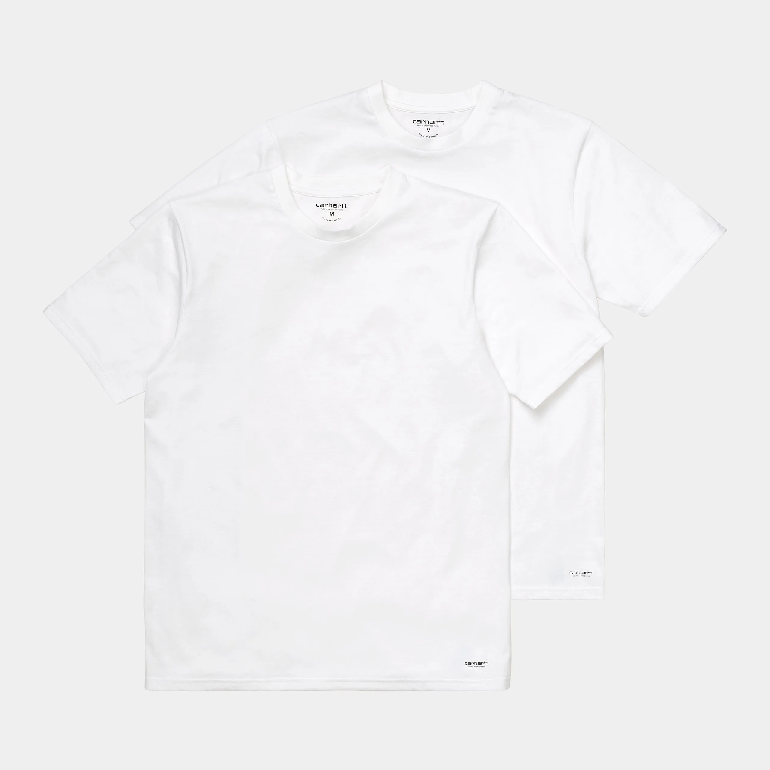 Carhartt WIP Mens Standard Crew Neck Short Sleeve T-Shirt (2 Pack) - White sold by The Foot Factory
