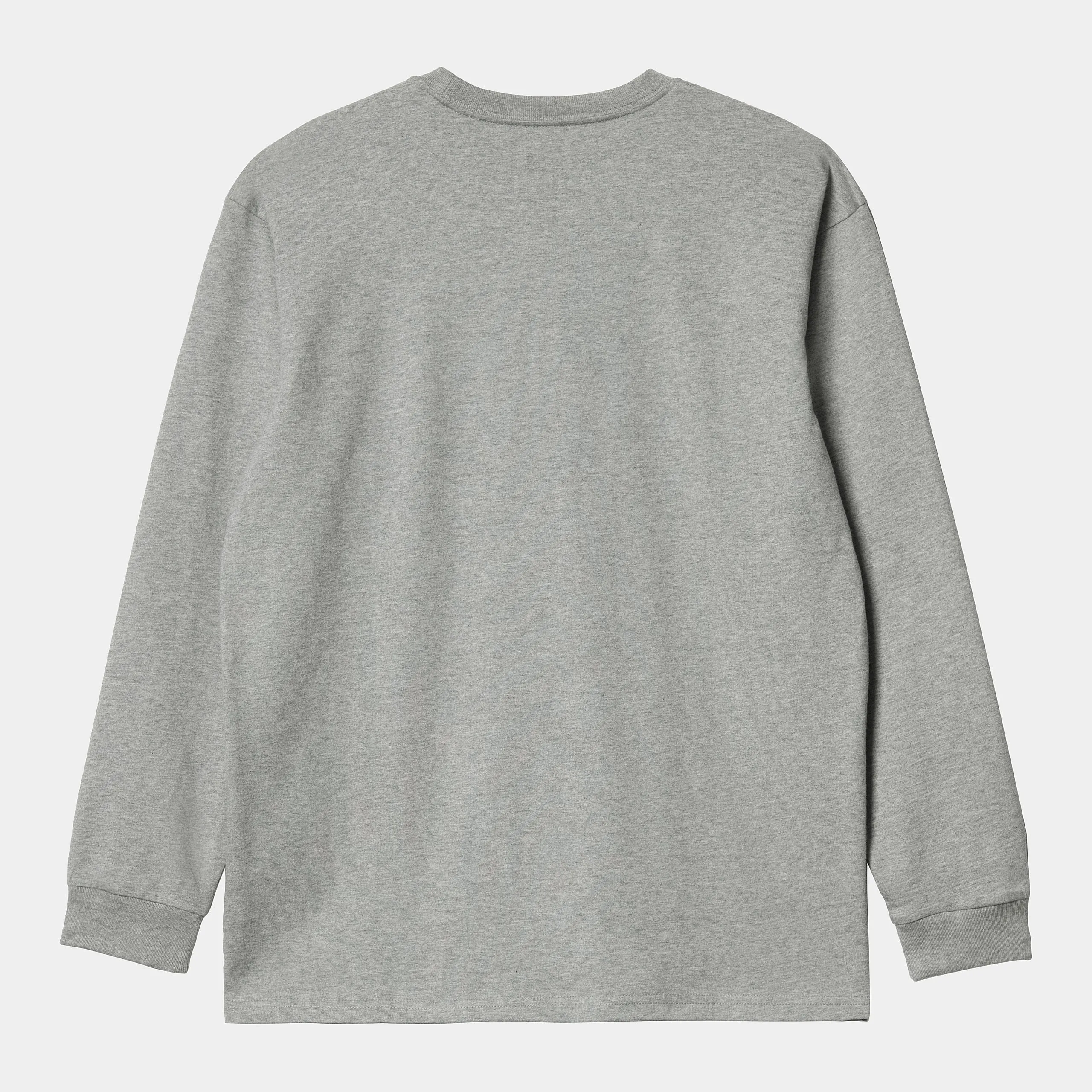 Carhartt WIP Mens Chase Long Sleeve T-Shirt - Grey Heather sold by The Foot Factory product image thumbnail 2