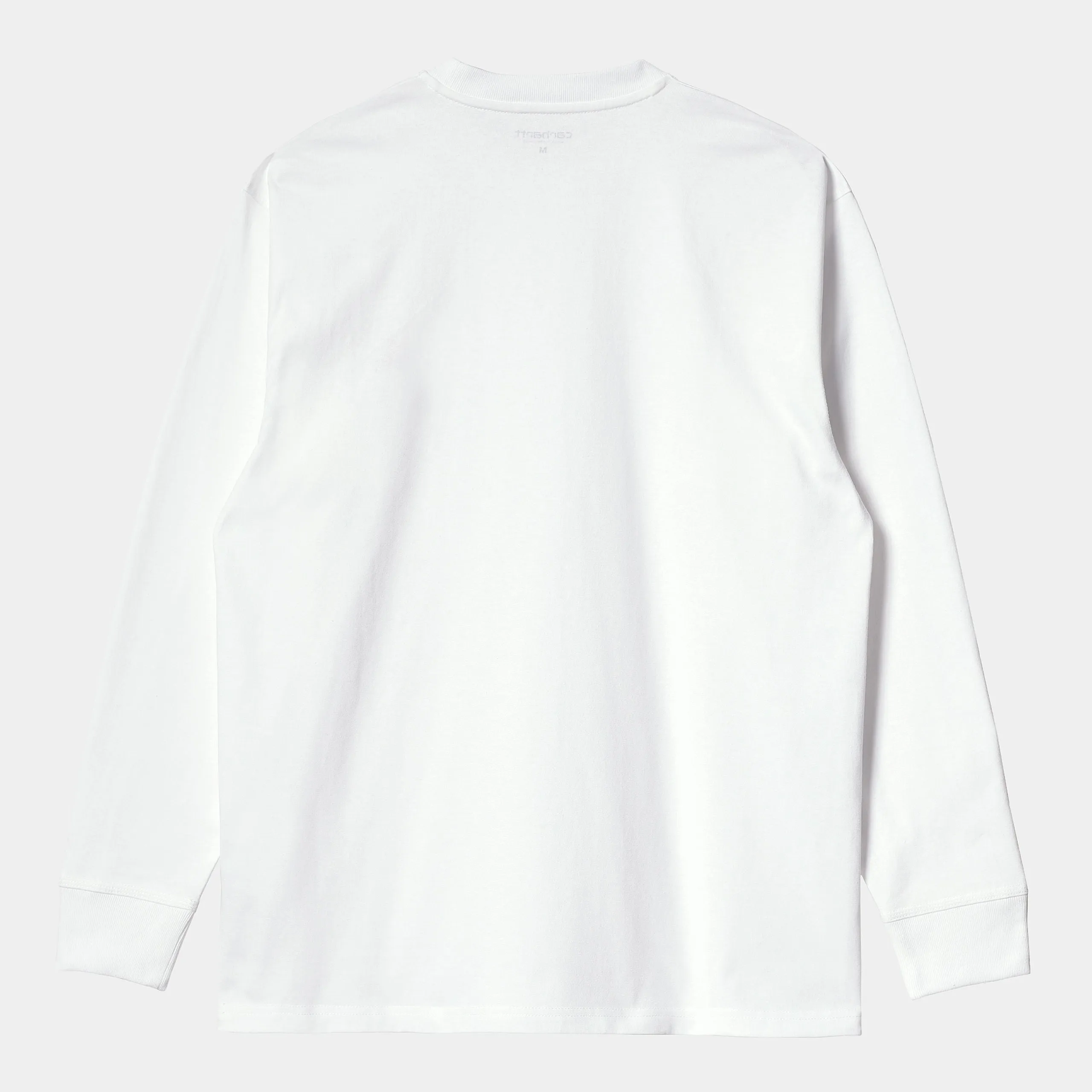 Carhartt WIP Mens American Script Long Sleeve T-Shirt - White sold by The Foot Factory product image thumbnail 2