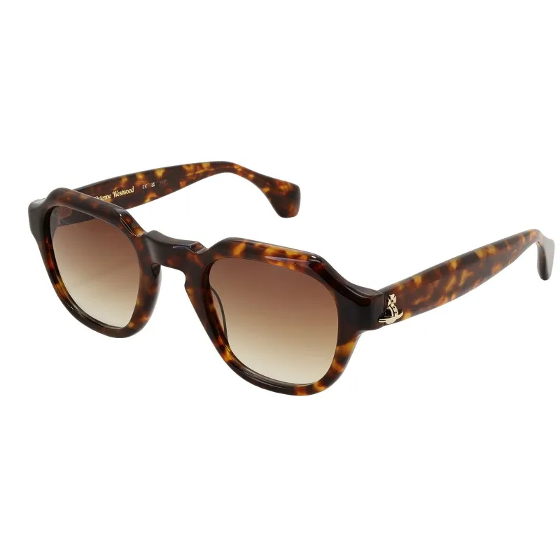 Vivienne Westwood Prince Charming Sunglasses | Classic Tortoiseshell sold by The Foot Factory