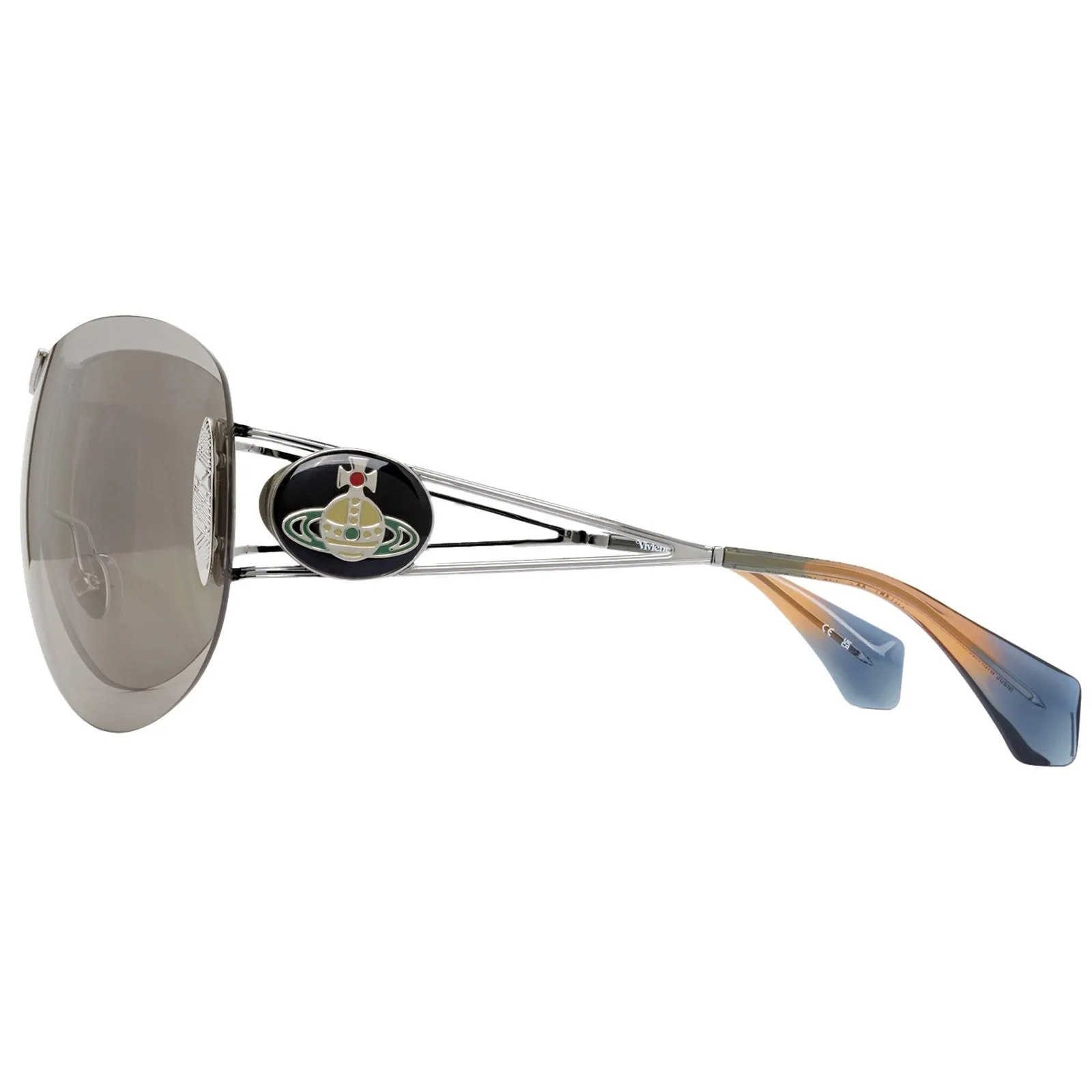 Vivienne Westwood Tina Sunglasses | Silver sold by The Foot Factory product image thumbnail 3