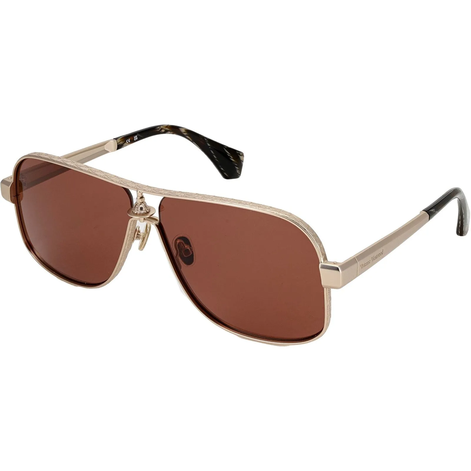 Vivienne Westwood Keith Sunglasses | Gold sold by The Foot Factory