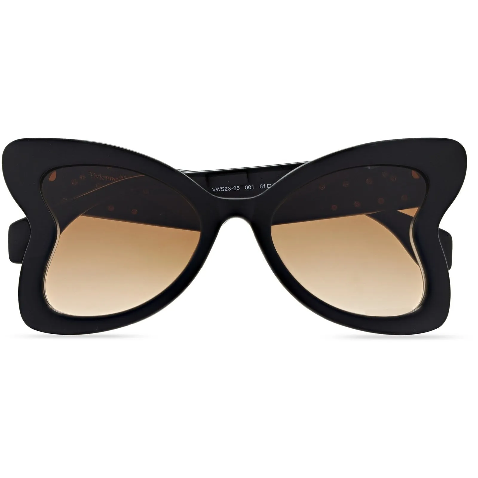 Vivienne Westwood Athalia Sunglasses | Gloss Black sold by The Foot Factory