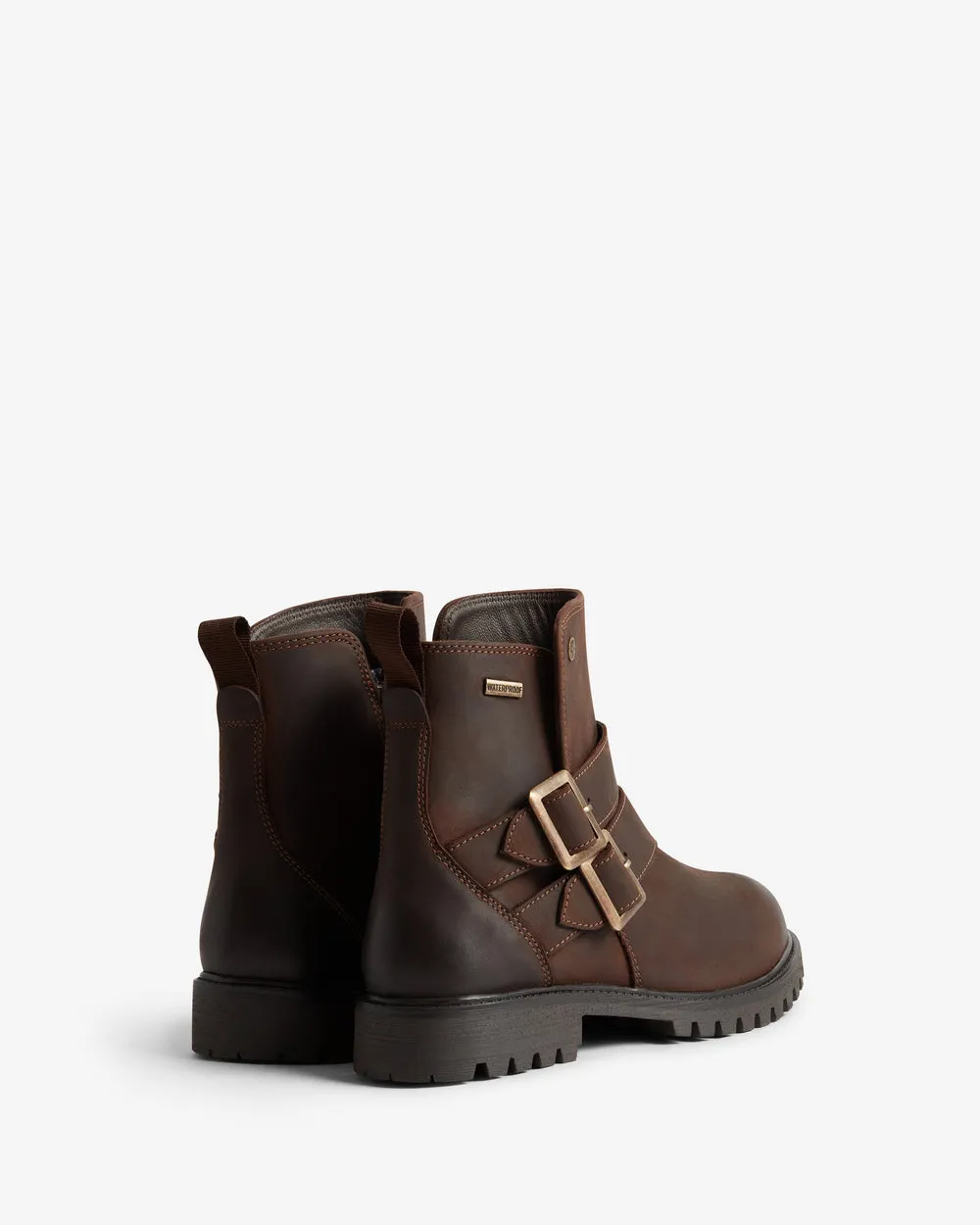 Hunter Womens Ness Ankle Boots | Chocolate Brown sold by The Foot Factory product image thumbnail 3