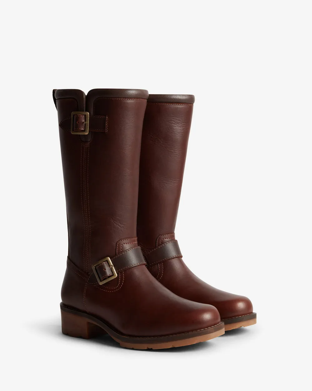 Hunter Womens Iona Tall Boots | Chocolate Brown sold by The Foot Factory product image thumbnail 2