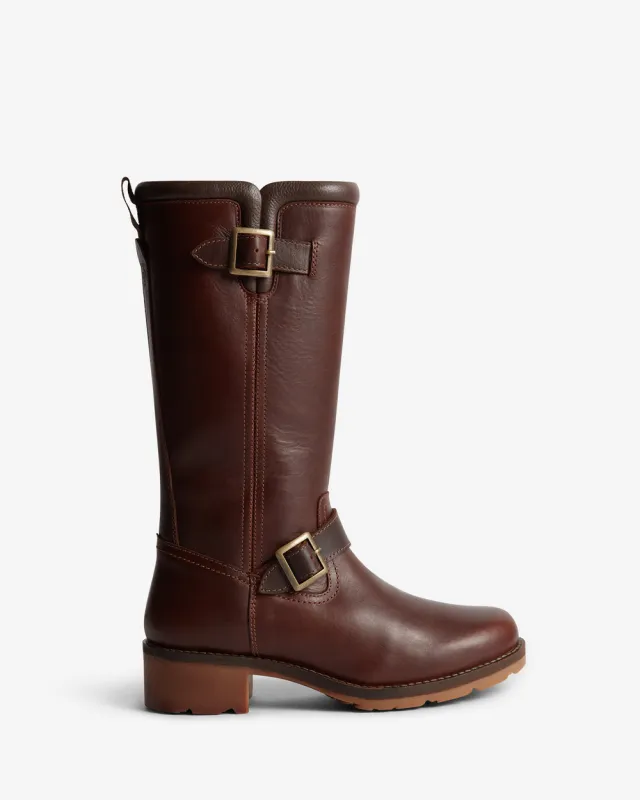 Hunter Womens Iona Tall Boots | Chocolate Brown made by Hunter
