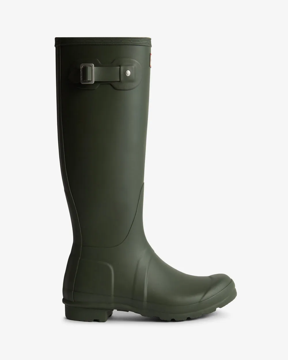 Hunter Womens Tall Wellington Boots | Dark Olive sold by The Foot Factory