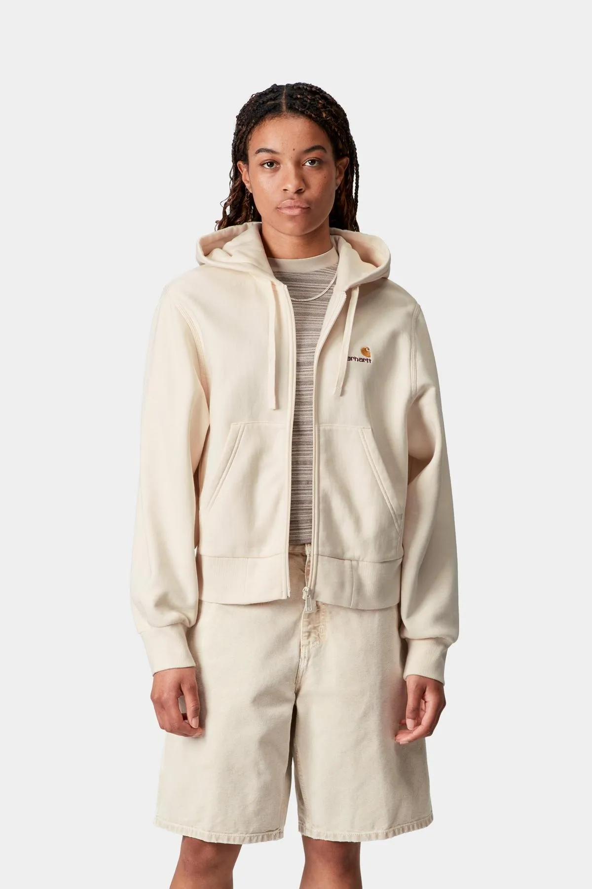 Carhartt WIP Womens American Script Jacket | Natural sold by The Foot Factory product image thumbnail 3