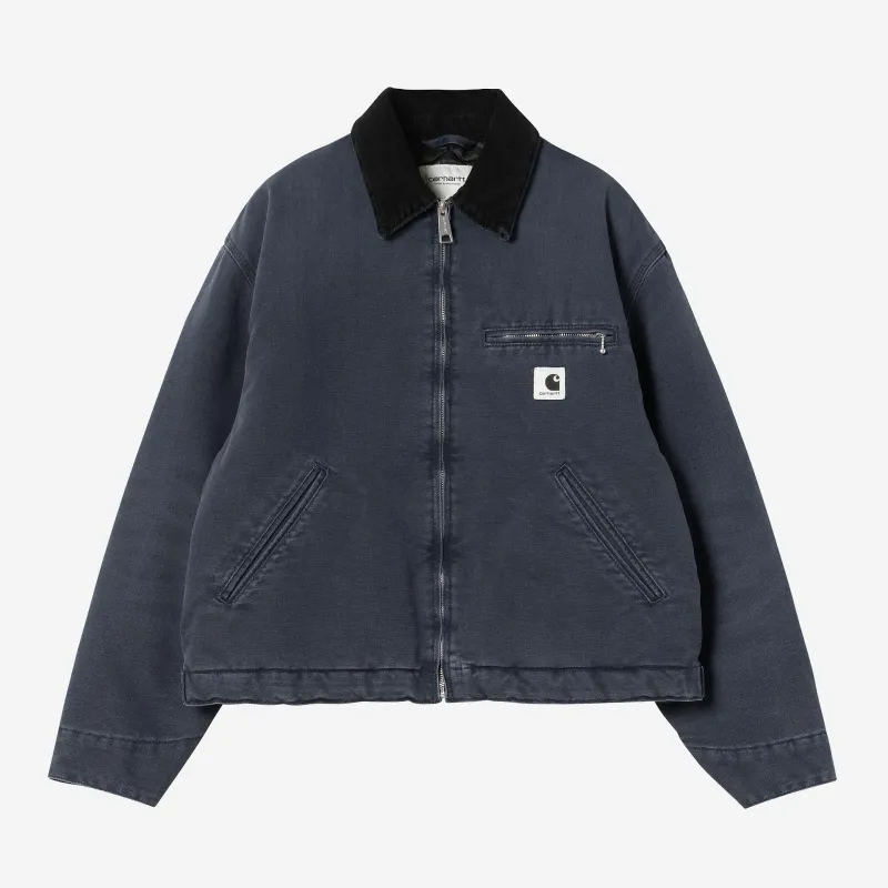 Carhartt WIP Womens OG Detroit Jacket | Dark Navy / Black Stone sold by The Foot Factory