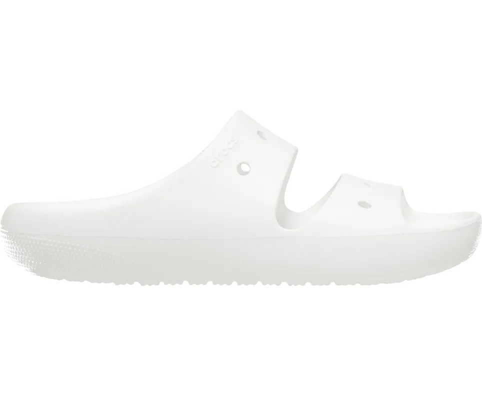 CROCS Unisex Classic V2 Sandal - White sold by The Foot Factory