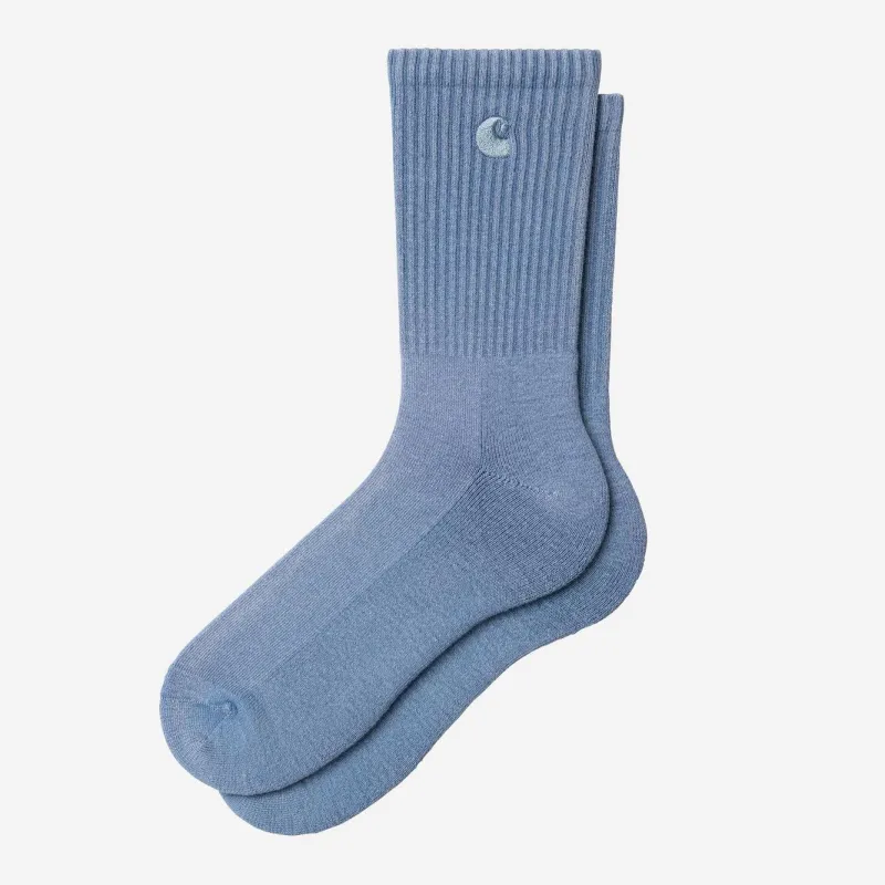 Carhartt WIP Mens Hudson Socks | Sorrent Chalk Wash sold by The Foot Factory