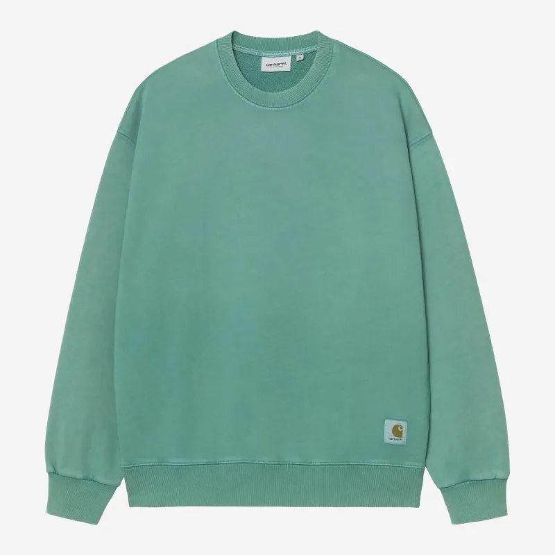 Carhartt WIP Mens Hudson Chalk Wash Sweat Top | Saguaro sold by The Foot Factory