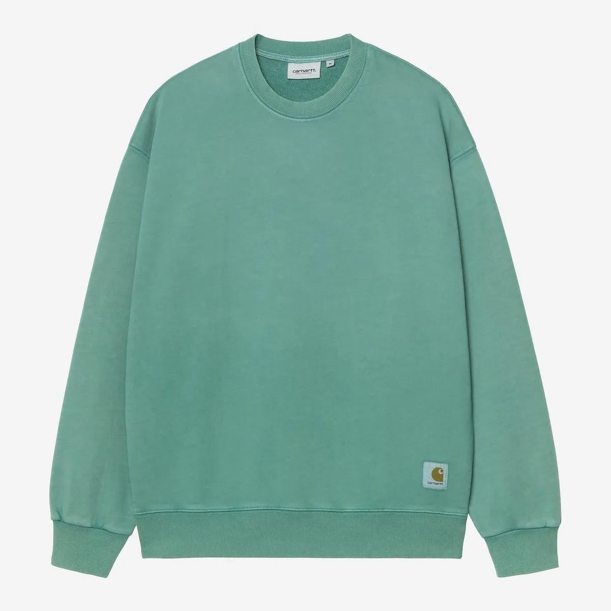 Carhartt WIP Mens Hudson Chalk Wash Sweat Top | Saguaro sold by The Foot Factory