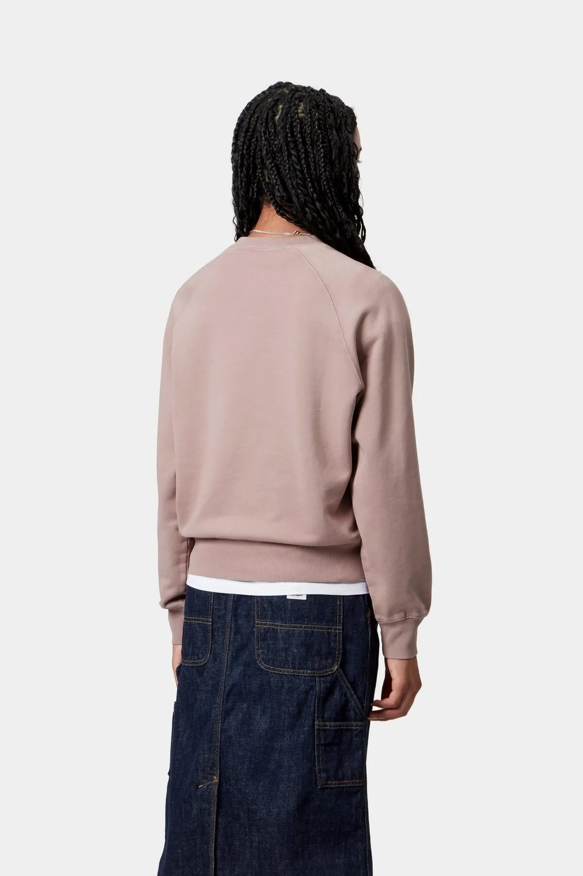 Carhartt WIP Womens Hudson Chalk Wash Sweat Top | Daphne sold by The Foot Factory product image thumbnail 4
