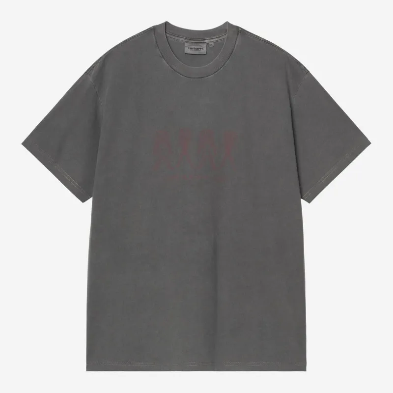 Carhartt WIP Mens Terrestial T-Shirt | Black sold by The Foot Factory