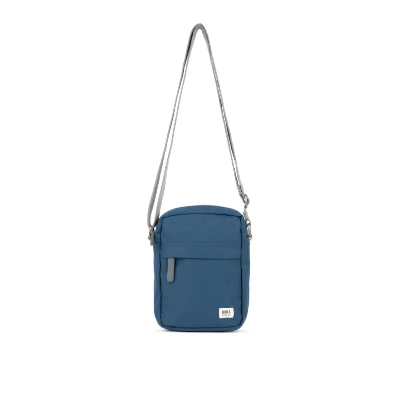 ROKA Bond Deep Blue Recycled Canvas Bag sold by The Foot Factory