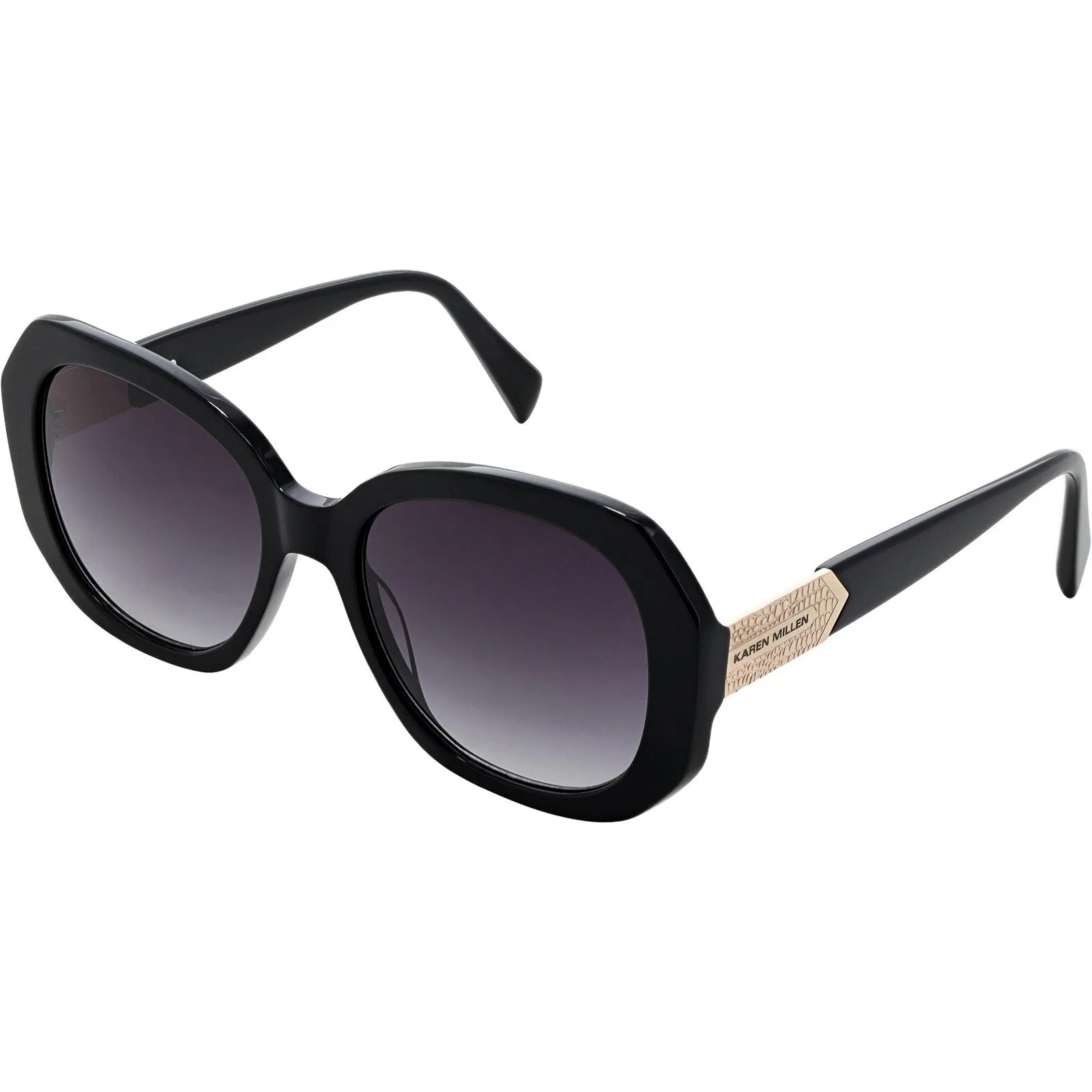 Karen Millen Minerva Sunglasses | Black sold by The Foot Factory