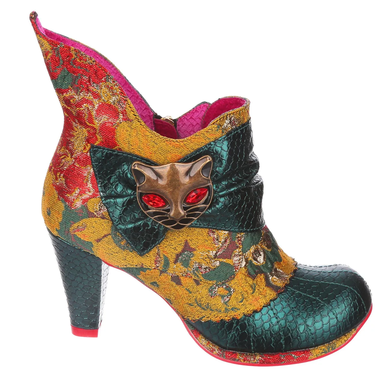 Irregular Choice Womens Miaow High Heels - Green Yellow sold by The Foot Factory product image thumbnail 3