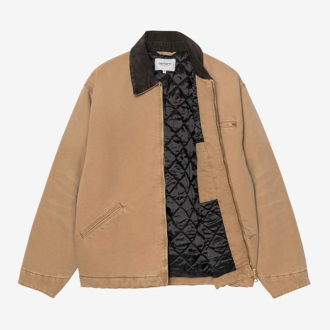 Carhartt WIP Mens OG Detroit Jacket | Hamilton Brown / Tobacco Stone Canvas sold by The Foot Factory product image thumbnail 3