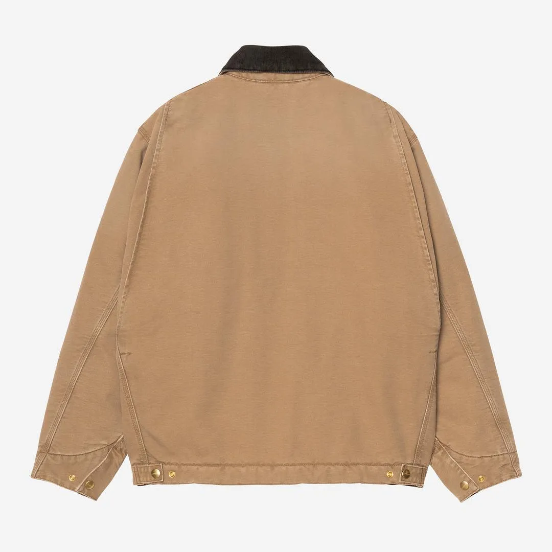 Carhartt WIP Mens OG Detroit Jacket | Hamilton Brown / Tobacco Stone Canvas sold by The Foot Factory product image thumbnail 2