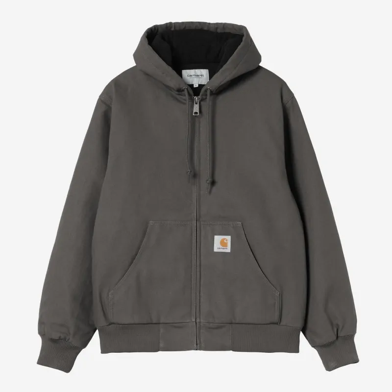 Carhartt WIP Mens Active Jacket | Graphite Rigid sold by The Foot Factory