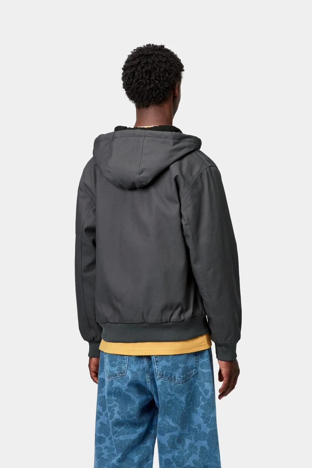 Carhartt WIP Mens Active Jacket | Graphite Rigid sold by The Foot Factory product image thumbnail 5