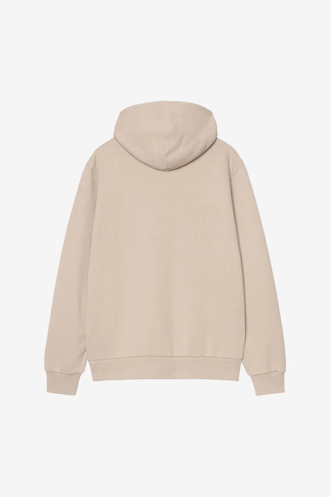 Carhartt WIP Mens Script Embroidery Hoodie | Fleur De Sel sold by The Foot Factory product image thumbnail 2