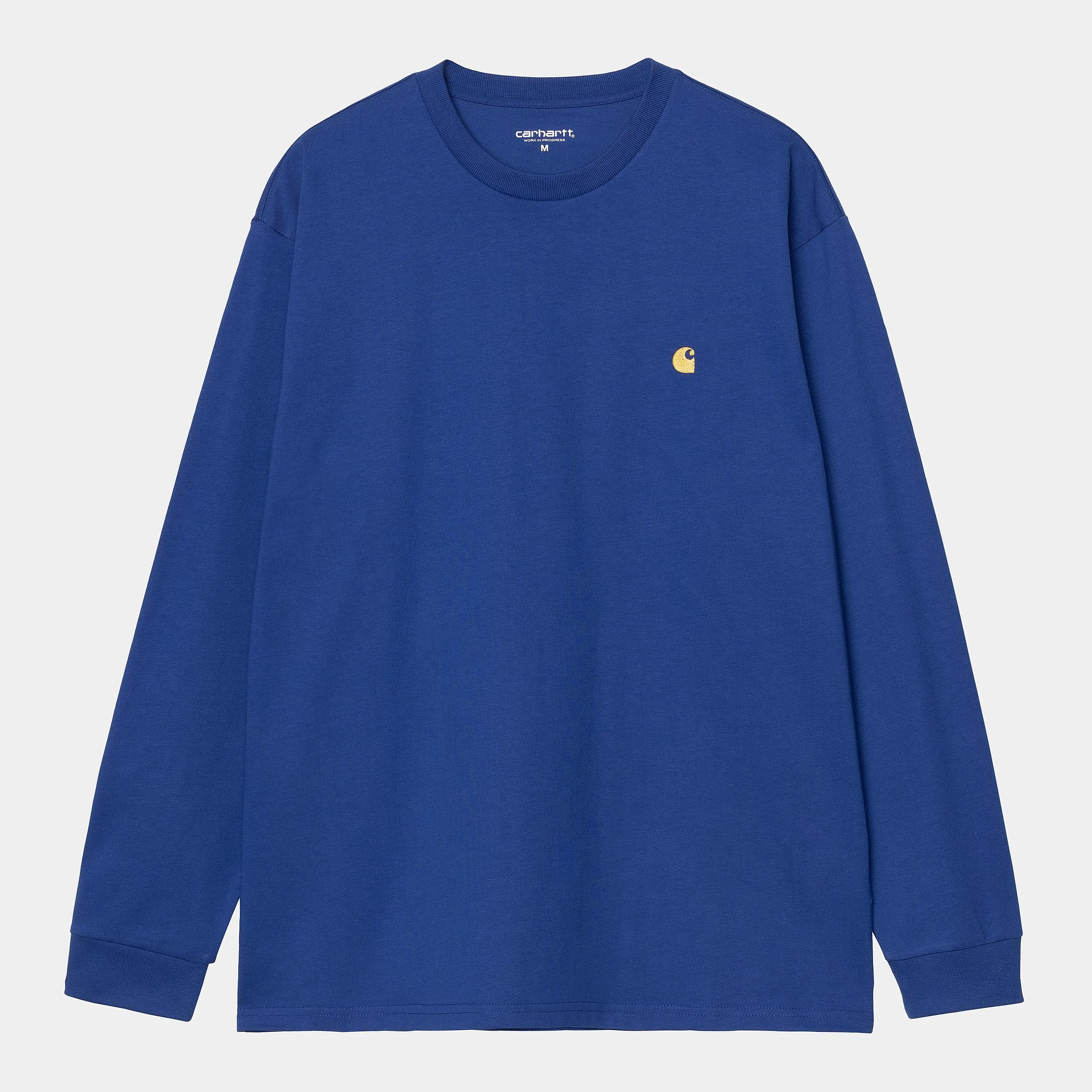 Carhartt WIP Mens Chase Long Sleeve T-Shirt | Wolfsbane sold by The Foot Factory