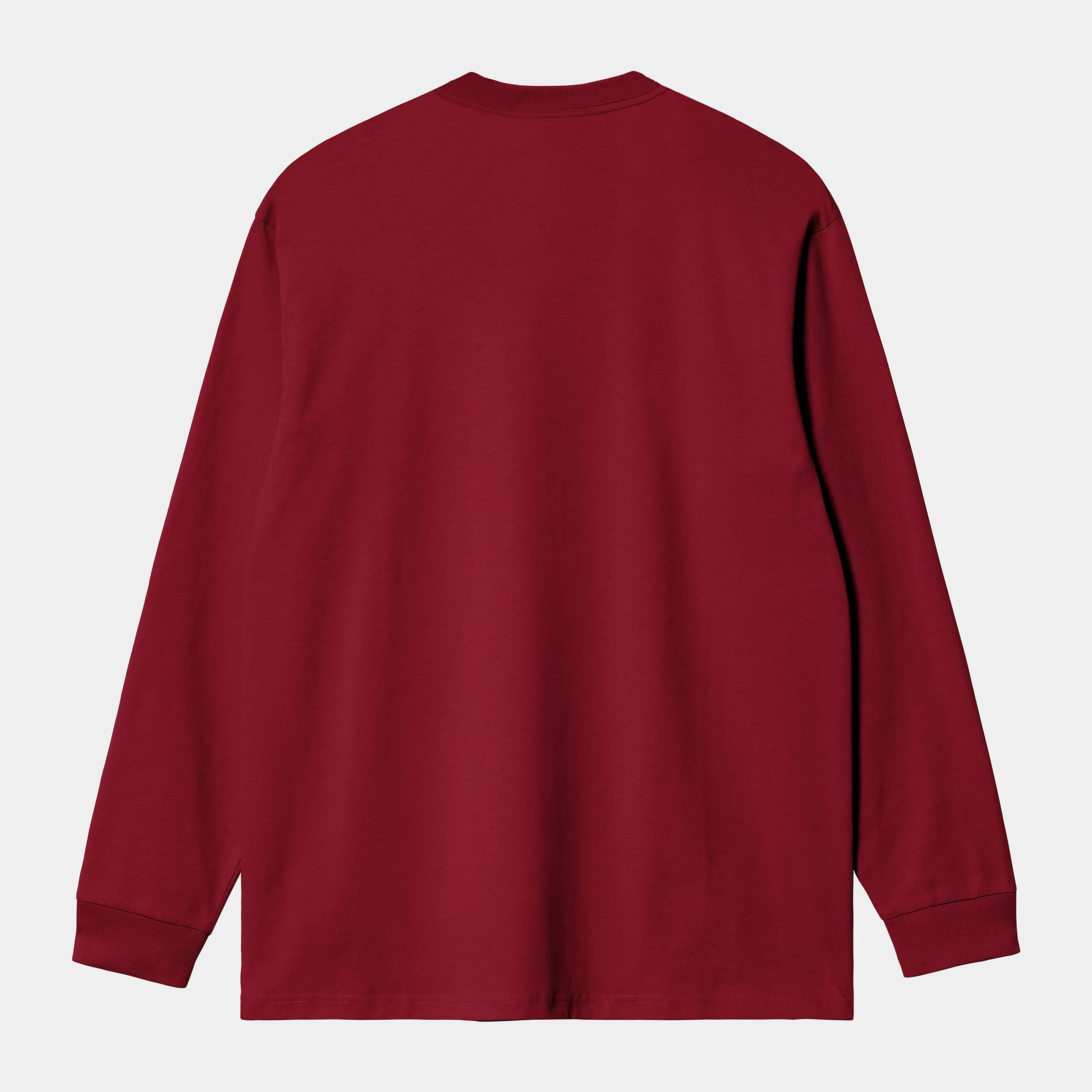 Carhartt WIP Mens Chase Long Sleeve T-Shirt | Scarlet sold by The Foot Factory product image thumbnail 2