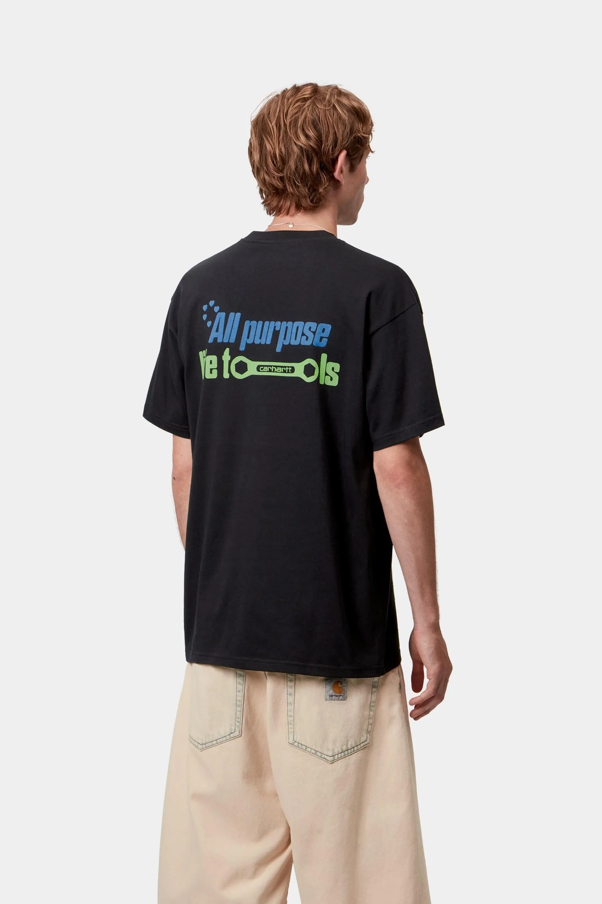 Carhartt WIP Mens All Tools T-Shirt | Black sold by The Foot Factory product image thumbnail 4