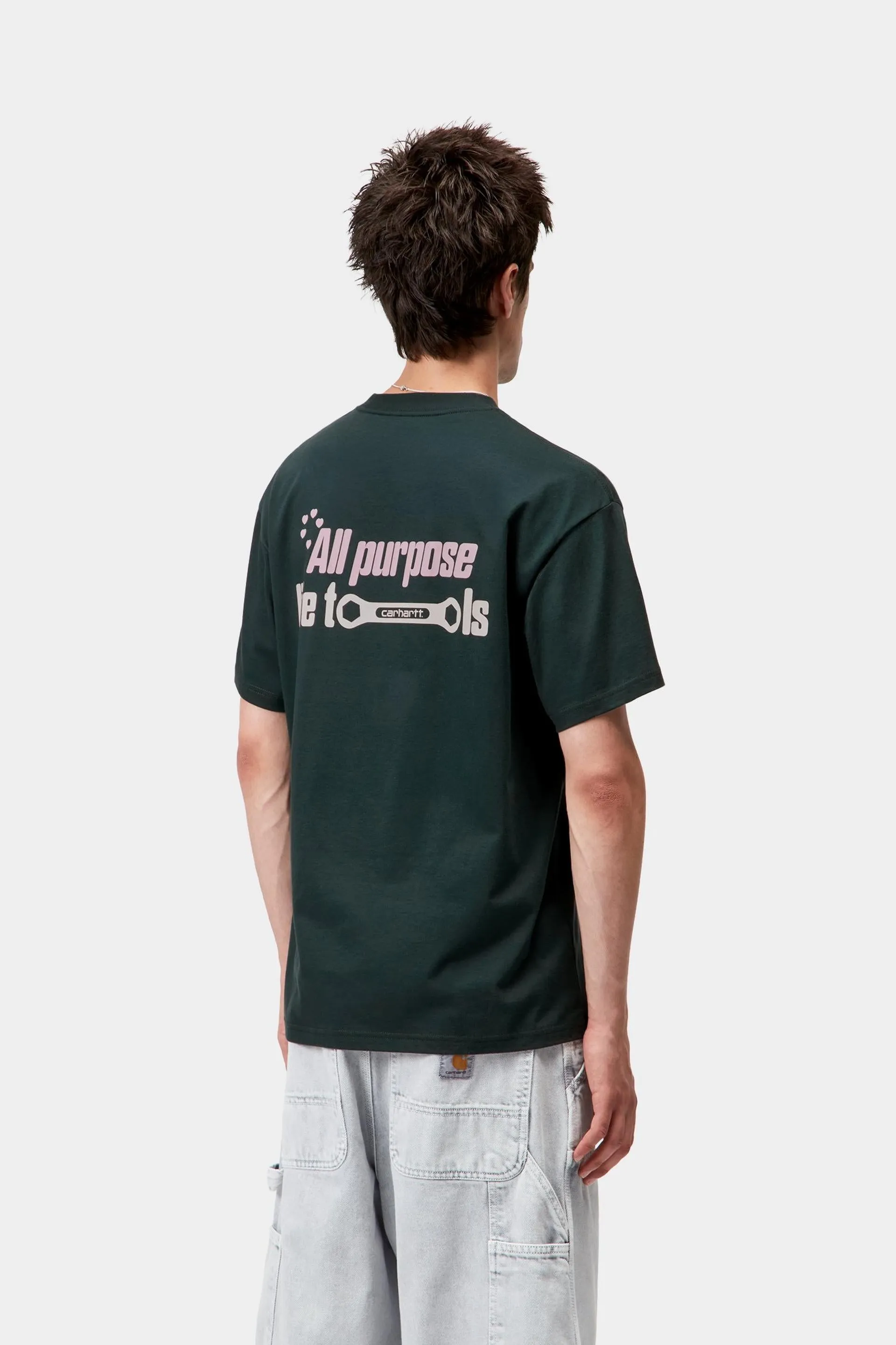 Carhartt WIP Mens All Tools T-Shirt | Deep Lagoon sold by The Foot Factory product image thumbnail 4