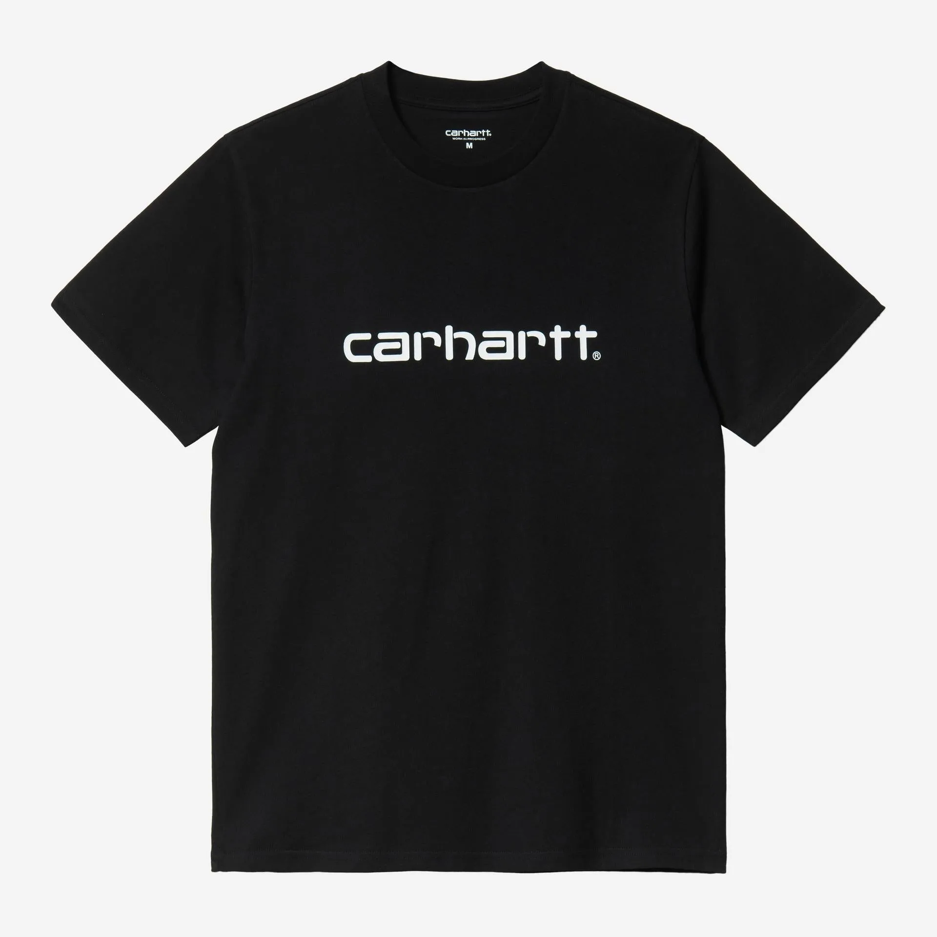 Carhartt WIP Mens Script T-Shirt | Black / White sold by The Foot Factory