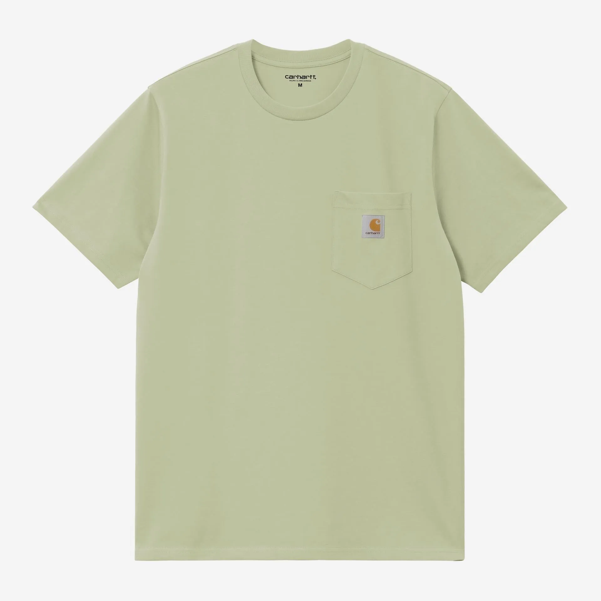 Carhartt WIP Mens Pocket T-Shirt | Pale Olive sold by The Foot Factory