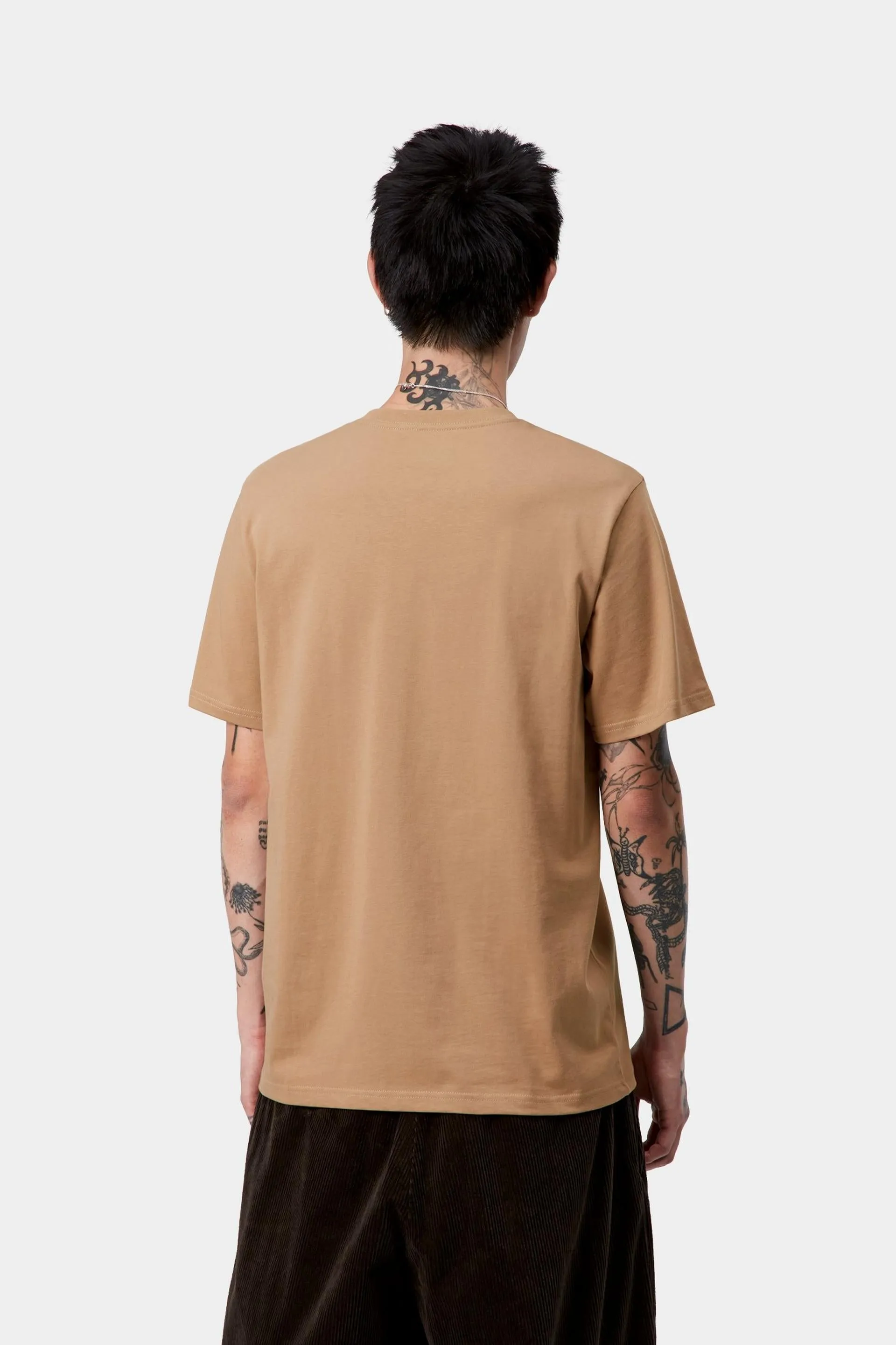 Carhartt WIP Mens Pocket T-Shirt | Peanut sold by The Foot Factory product image thumbnail 4