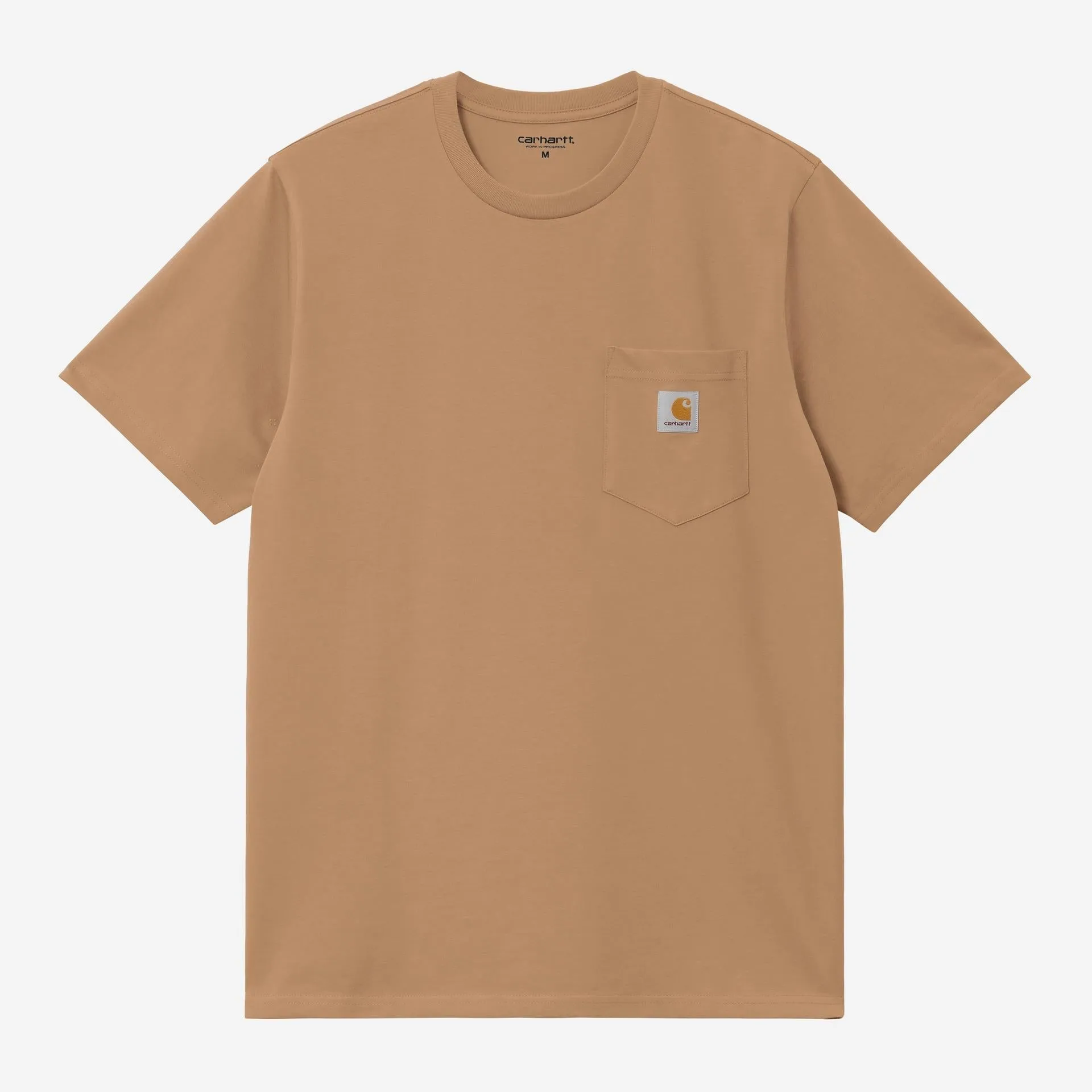 Carhartt WIP Mens Pocket T-Shirt | Peanut sold by The Foot Factory
