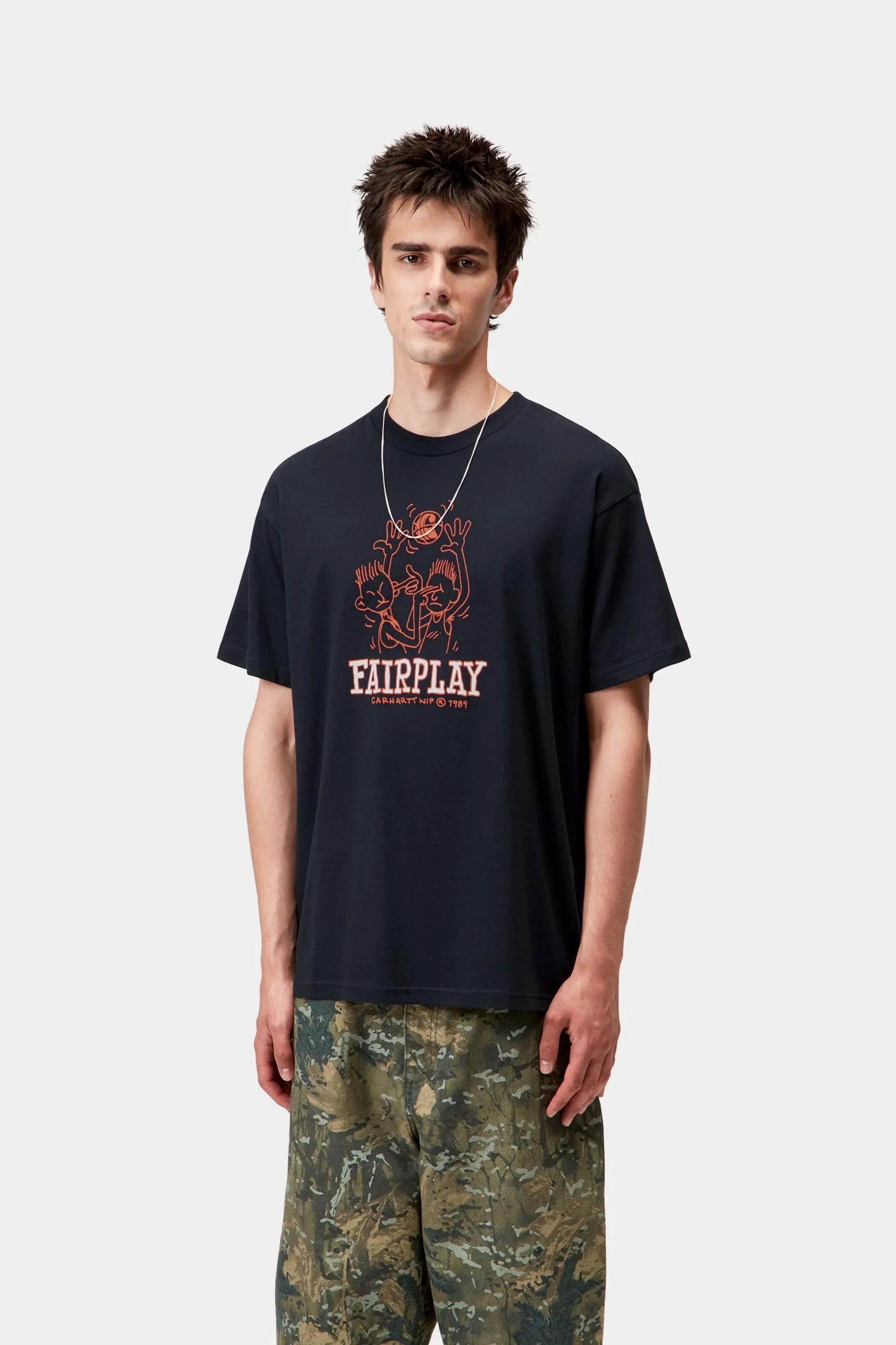 Carhartt WIP Mens Fairplay T-Shirt | Dark Navy sold by The Foot Factory product image thumbnail 3
