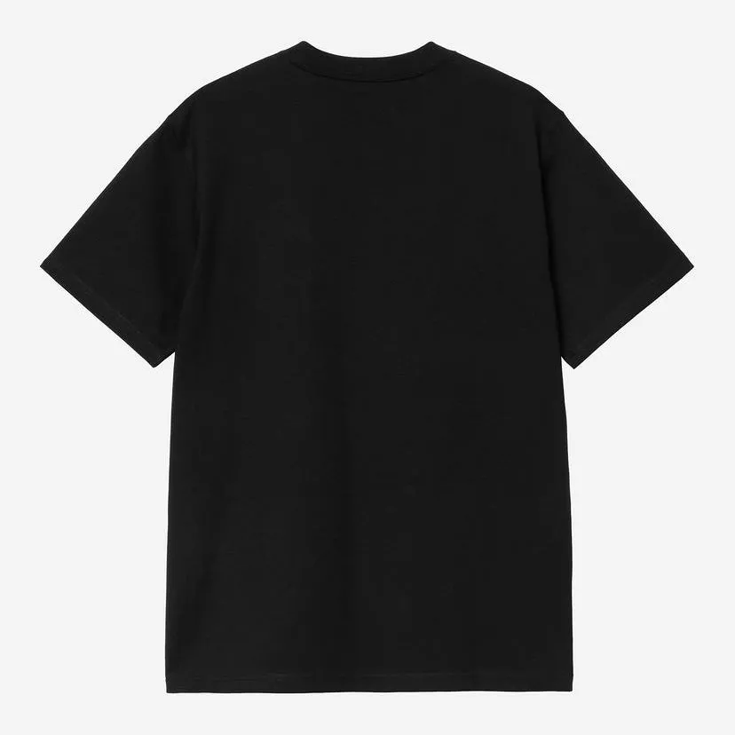 Carhartt WIP Mens Universtity Script T-Shirt | Black sold by The Foot Factory product image thumbnail 2