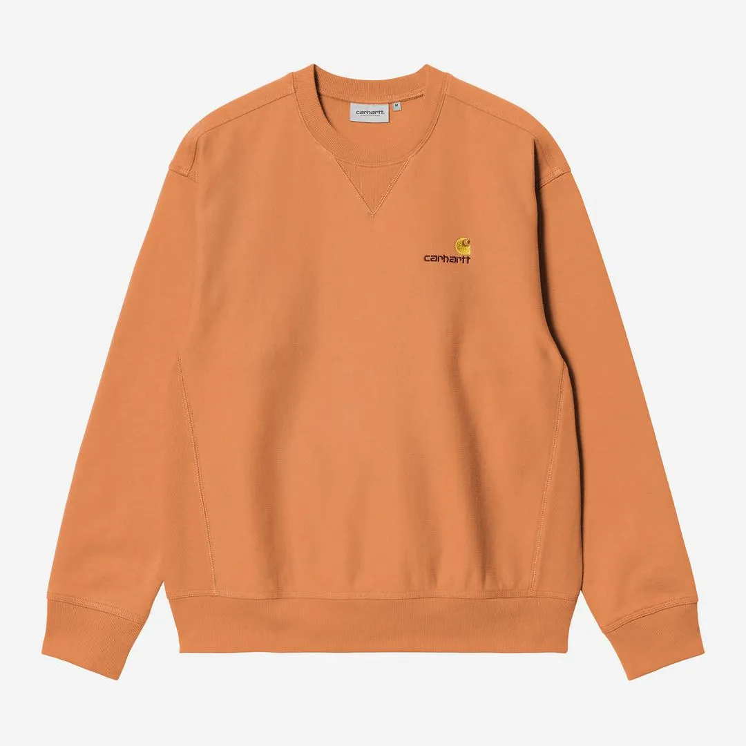 Carhartt WIP Mens American Script Sweat Top | Redhaven sold by The Foot Factory