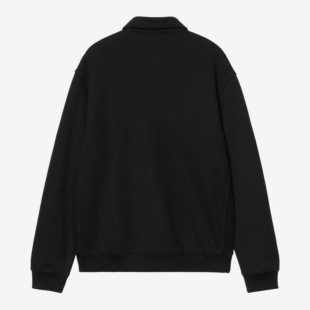 Carhartt WIP Mens Polo Sweatshirt | Black sold by The Foot Factory product image thumbnail 2