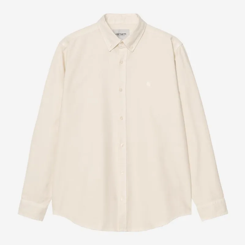 Carhartt WIP Mens Bolton Shirt | Salt sold by The Foot Factory