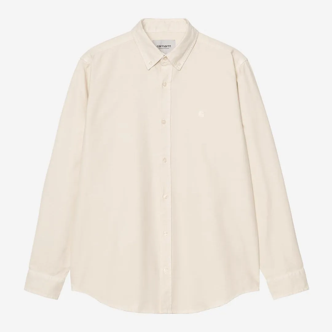 Carhartt WIP Mens Bolton Shirt | Salt sold by The Foot Factory