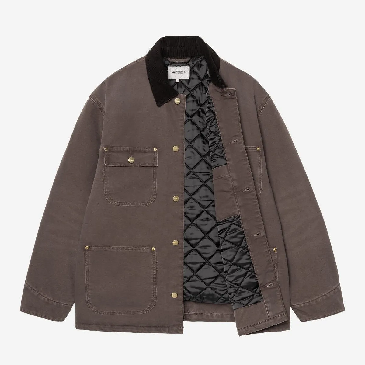 Carhartt WIP Mens OG Chore Coat Jacket | Tobacco / Black Stone Canvas sold by The Foot Factory product image thumbnail 3