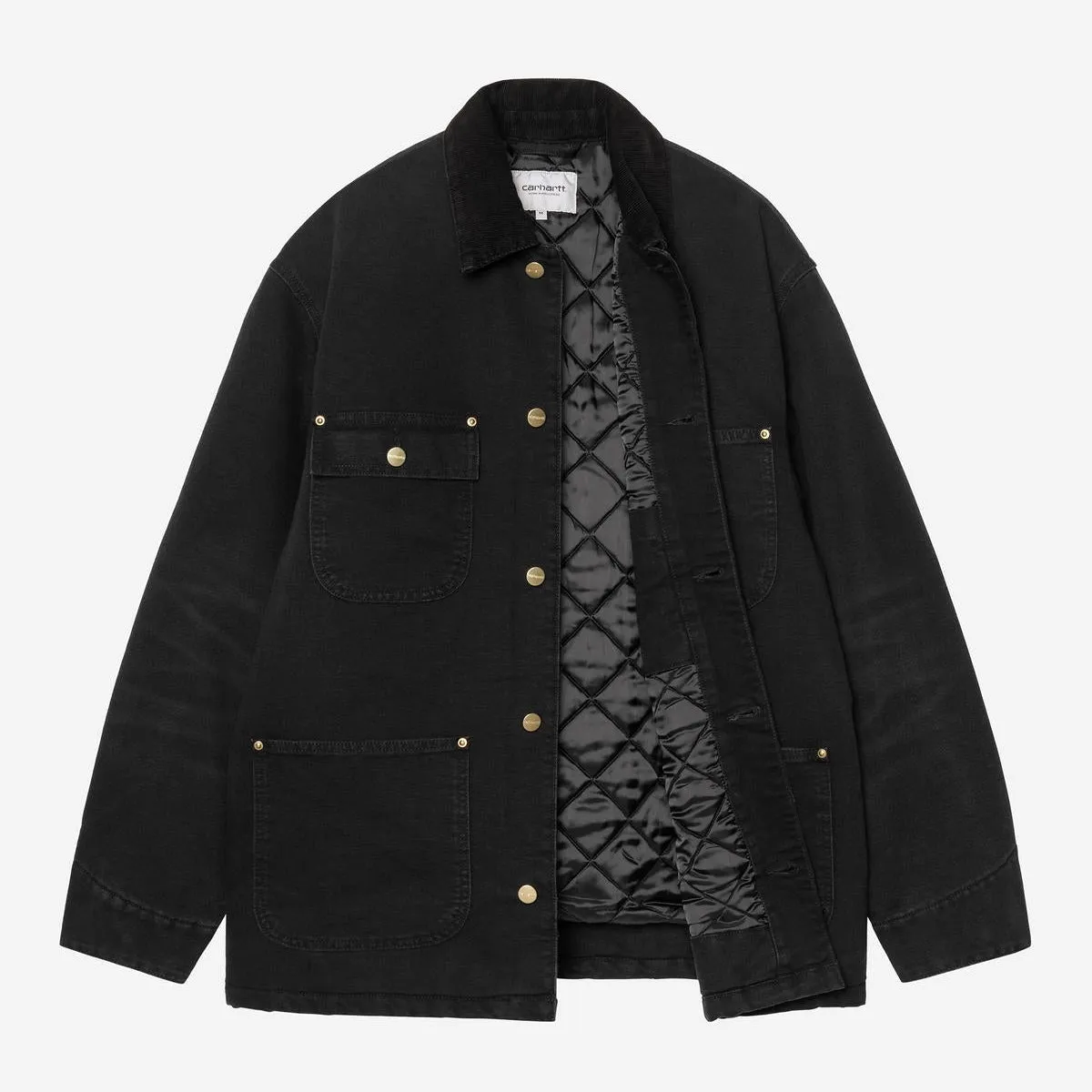 Carhartt WIP Mens OG Chore Coat Jacket | Black Stone Canvas sold by The Foot Factory product image thumbnail 3